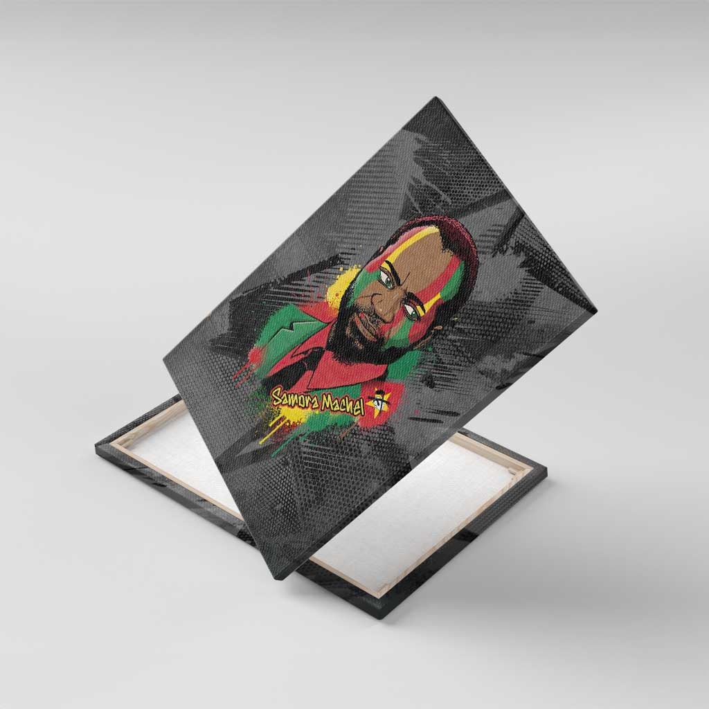 Samora Machel Canvas Wall Art Mozambique Liberation Graffiti Style Viva FRELIMO African Revolutionary - African Pride