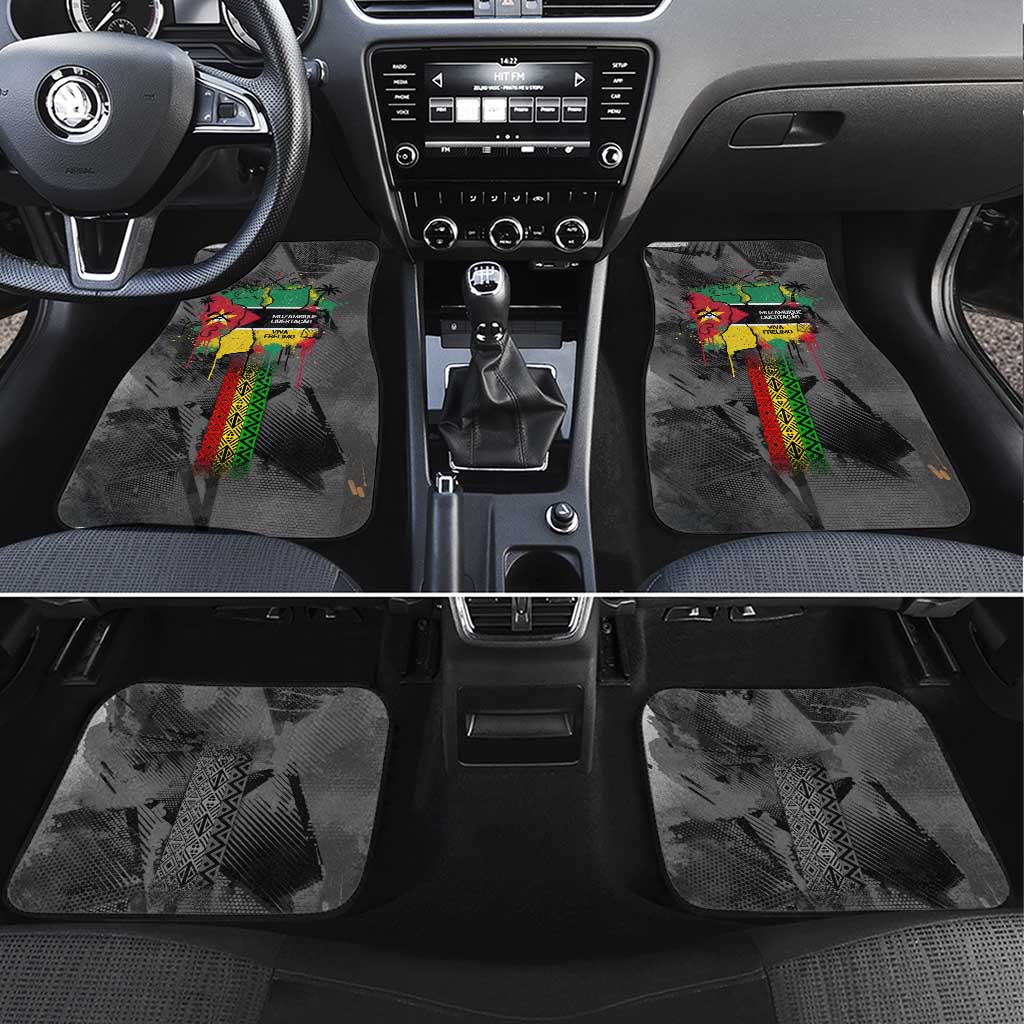 Samora Machel Car Mats Mozambique Liberation Graffiti Style Viva FRELIMO African Revolutionary - African Pride