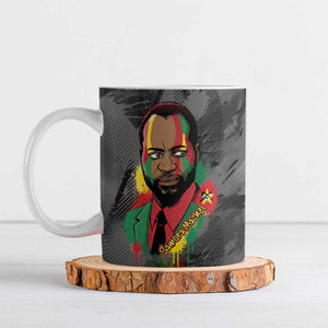 Samora Machel Ceramic Mug Mozambique Liberation Graffiti Style Viva FRELIMO African Revolutionary - African Pride