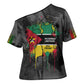 Samora Machel Cross Shoulder Shirt Mozambique Liberation Graffiti Style Viva FRELIMO African Revolutionary - African Pride