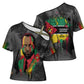 Samora Machel Cross Shoulder Shirt Mozambique Liberation Graffiti Style Viva FRELIMO African Revolutionary - African Pride