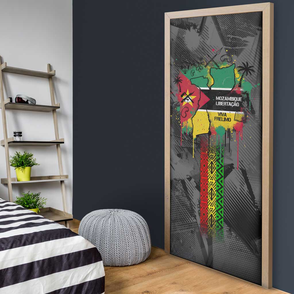 Samora Machel Door Cover Mozambique Liberation Graffiti Style Viva FRELIMO African Revolutionary - African Pride