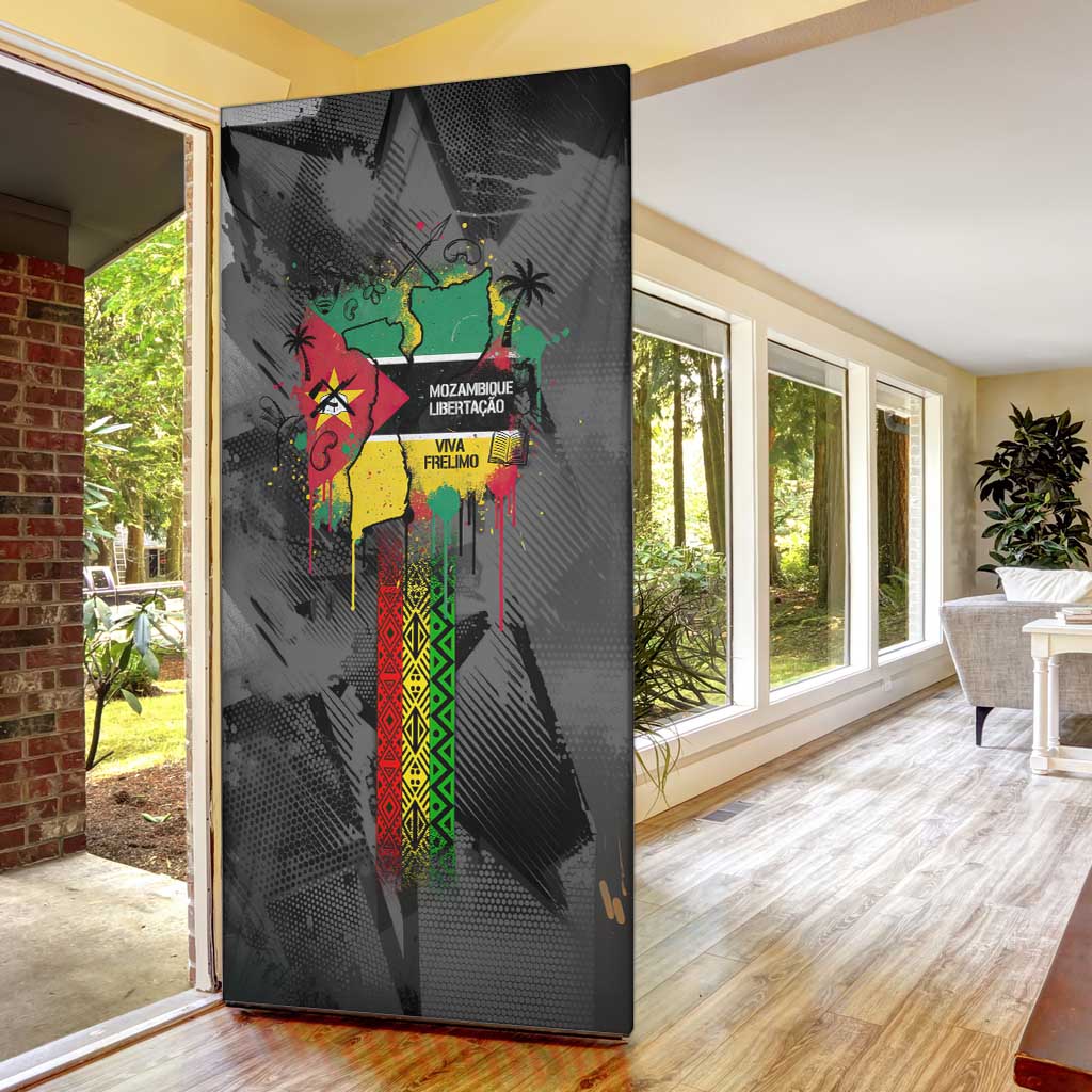 Samora Machel Door Cover Mozambique Liberation Graffiti Style Viva FRELIMO African Revolutionary - African Pride