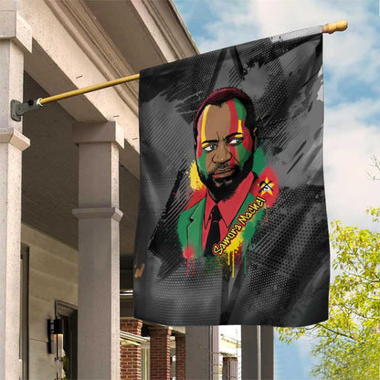 Samora Machel Garden Flag Mozambique Liberation Graffiti Style Viva FRELIMO African Revolutionary - African Pride