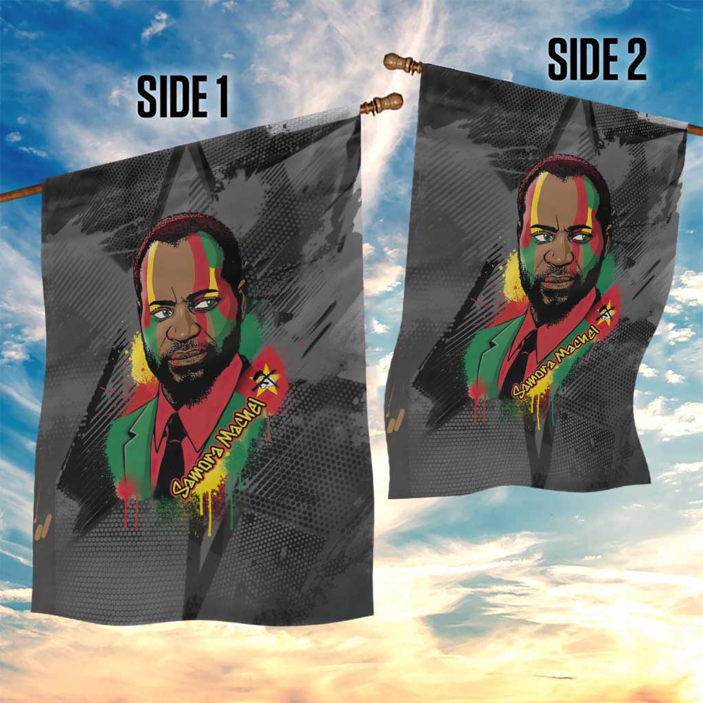 Samora Machel Garden Flag Mozambique Liberation Graffiti Style Viva FRELIMO African Revolutionary - African Pride