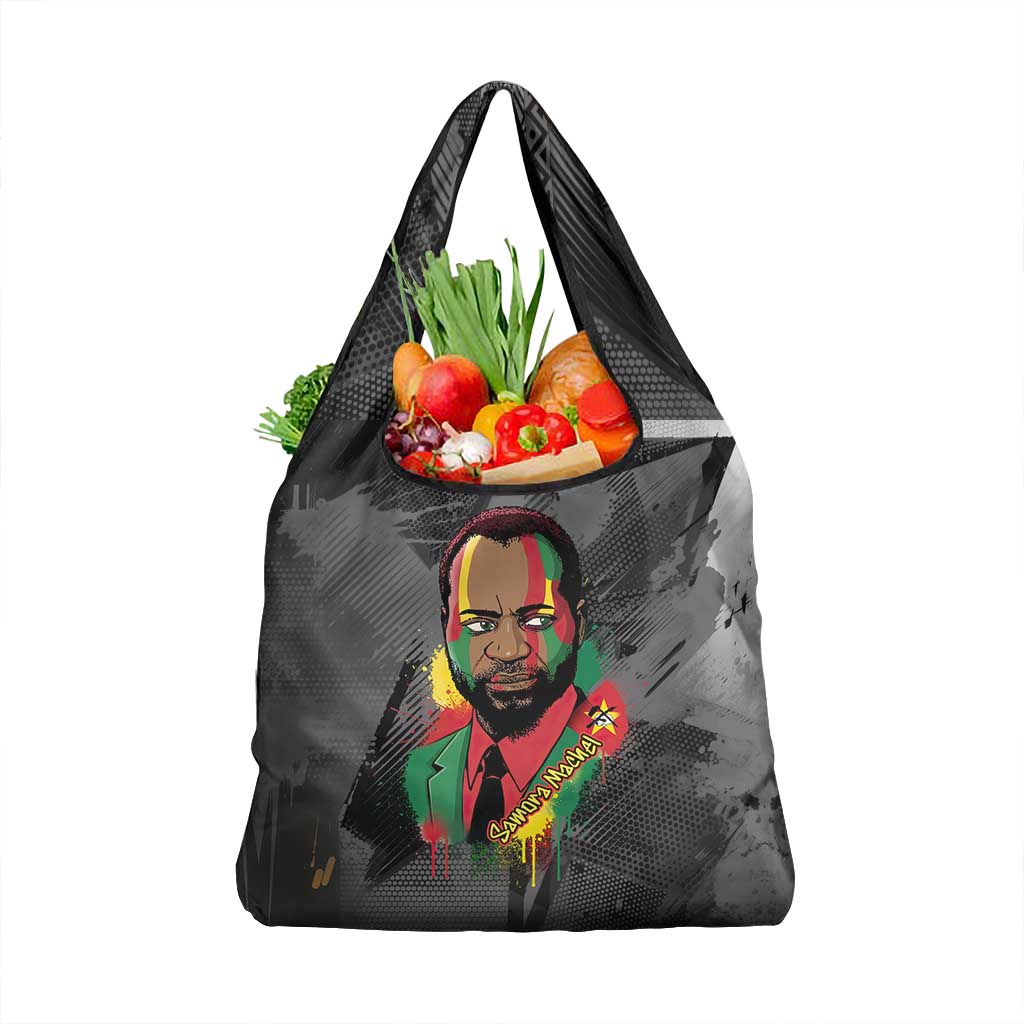 Samora Machel Grocery Bag Mozambique Liberation Graffiti Style Viva FRELIMO African Revolutionary - African Pride