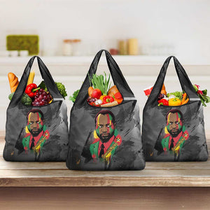 Samora Machel Grocery Bag Mozambique Liberation Graffiti Style Viva FRELIMO African Revolutionary - African Pride