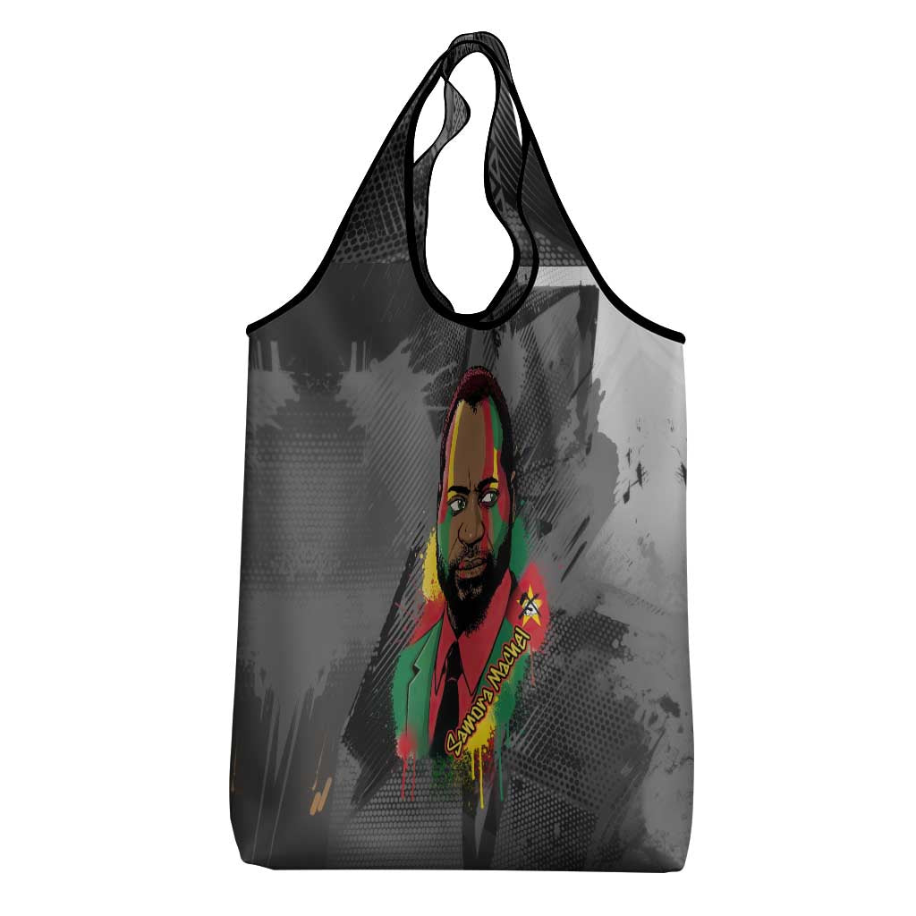 Samora Machel Grocery Bag Mozambique Liberation Graffiti Style Viva FRELIMO African Revolutionary - African Pride