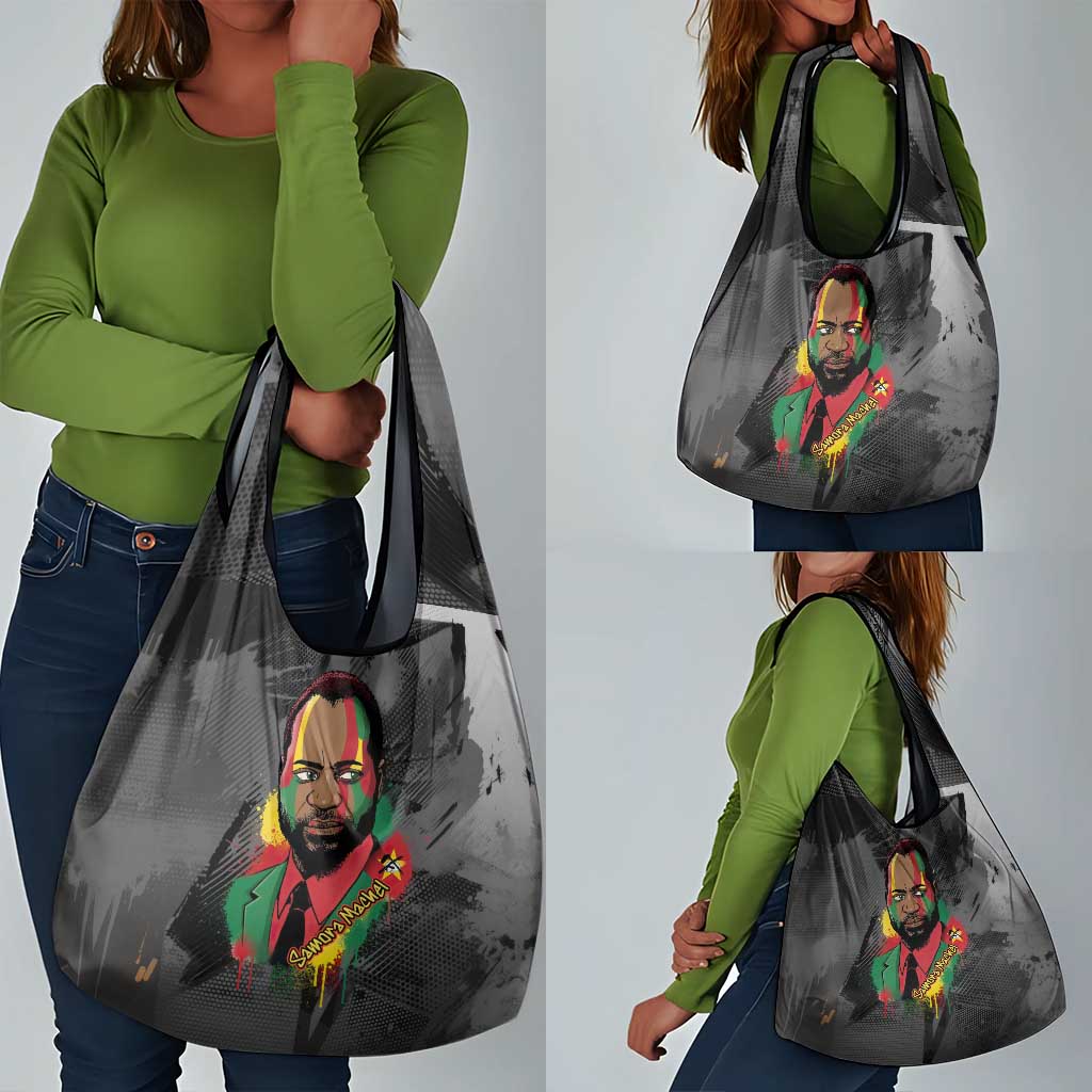 Samora Machel Grocery Bag Mozambique Liberation Graffiti Style Viva FRELIMO African Revolutionary - African Pride