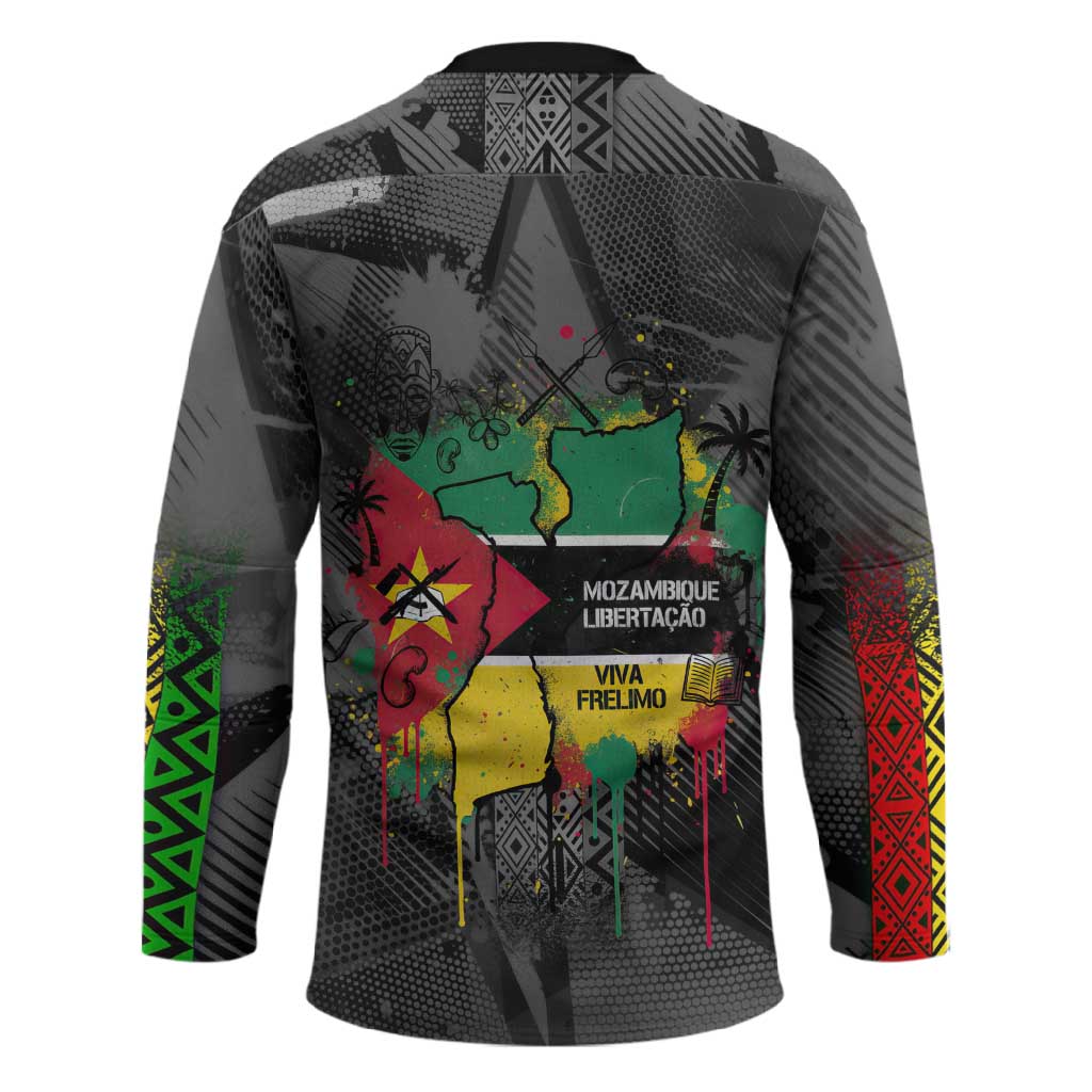 Samora Machel Hockey Jersey Mozambique Liberation Graffiti Style Viva FRELIMO African Revolutionary - African Pride