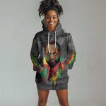Samora Machel Hoodie Dress Mozambique Liberation Graffiti Style Viva FRELIMO African Revolutionary - African Pride