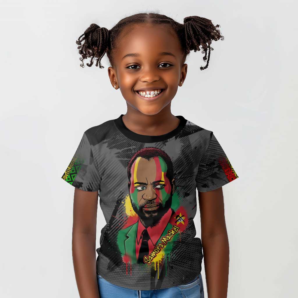 Samora Machel Kid T shirt Mozambique Liberation Graffiti Style Viva FRELIMO African Revolutionary - African Pride