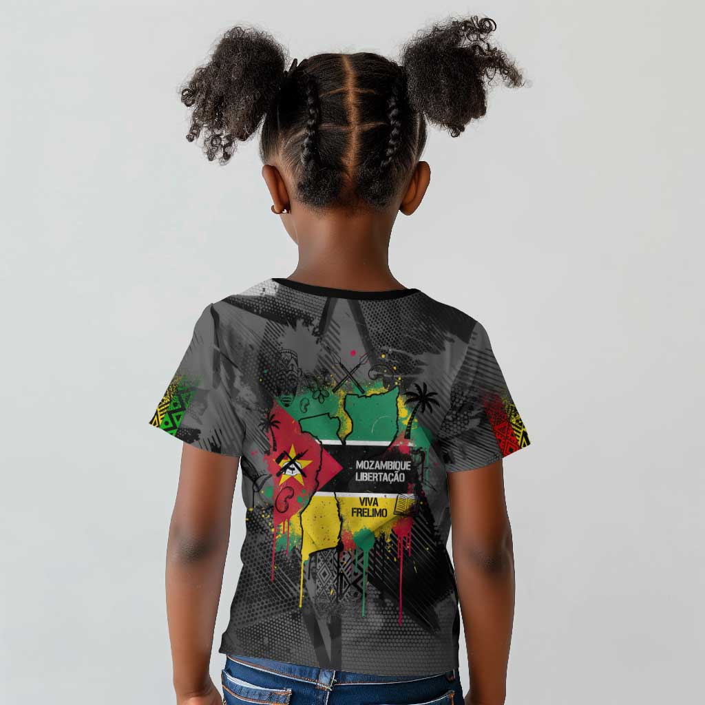 Samora Machel Kid T shirt Mozambique Liberation Graffiti Style Viva FRELIMO African Revolutionary - African Pride