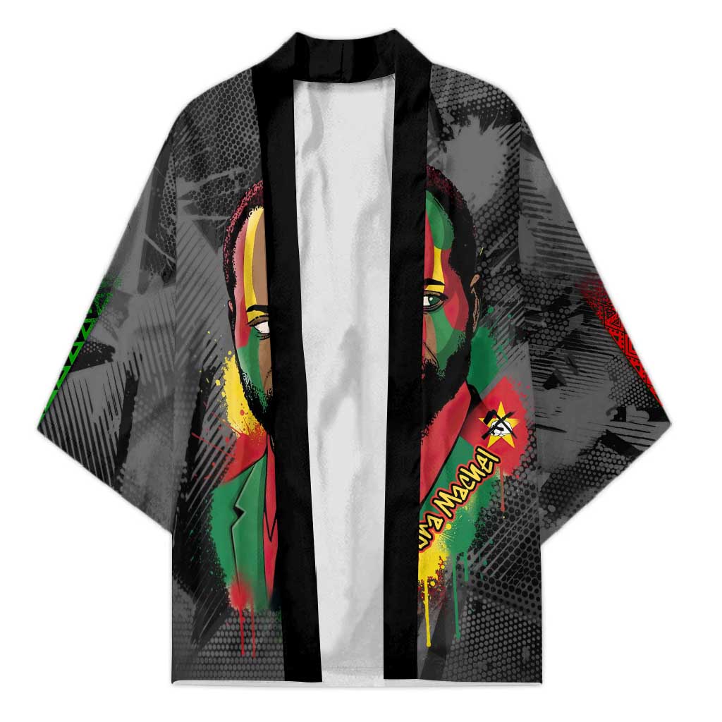Samora Machel Kimono Mozambique Liberation Graffiti Style Viva FRELIMO African Revolutionary - African Pride