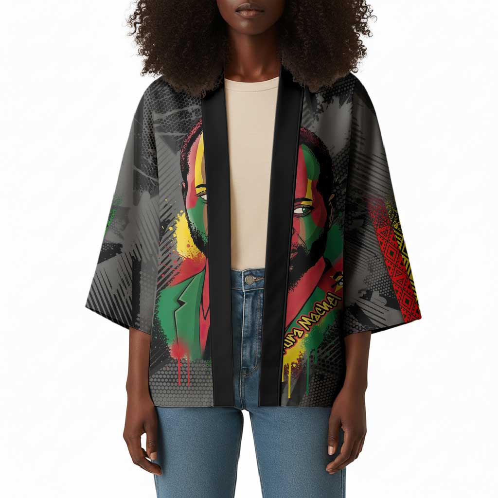 Samora Machel Kimono Mozambique Liberation Graffiti Style Viva FRELIMO African Revolutionary - African Pride
