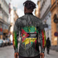 Samora Machel Long Sleeve Button Shirt Mozambique Liberation Graffiti Style Viva FRELIMO African Revolutionary - African Pride