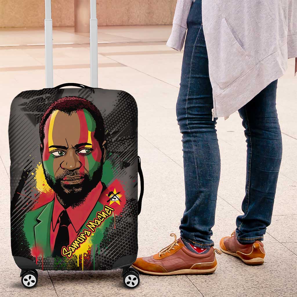 Samora Machel Luggage Cover Mozambique Liberation Graffiti Style Viva FRELIMO African Revolutionary - African Pride
