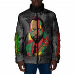 Samora Machel Padded Jacket Mozambique Liberation Graffiti Style Viva FRELIMO African Revolutionary - African Pride