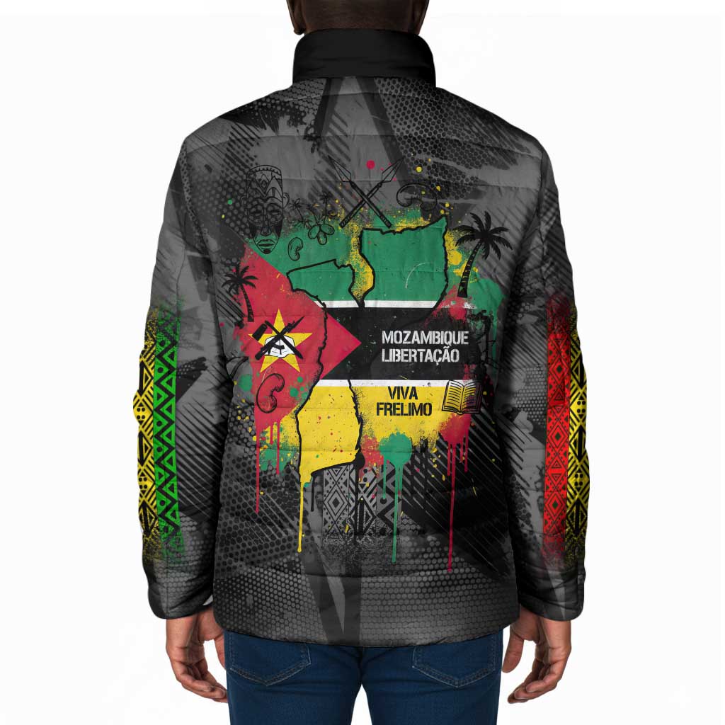 Samora Machel Padded Jacket Mozambique Liberation Graffiti Style Viva FRELIMO African Revolutionary - African Pride