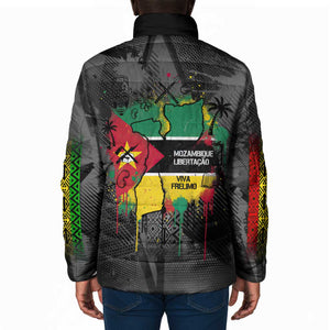 Samora Machel Padded Jacket Mozambique Liberation Graffiti Style Viva FRELIMO African Revolutionary - African Pride