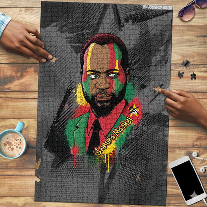 Samora Machel Puzzle Mozambique Liberation Graffiti Style Viva FRELIMO African Revolutionary - African Pride