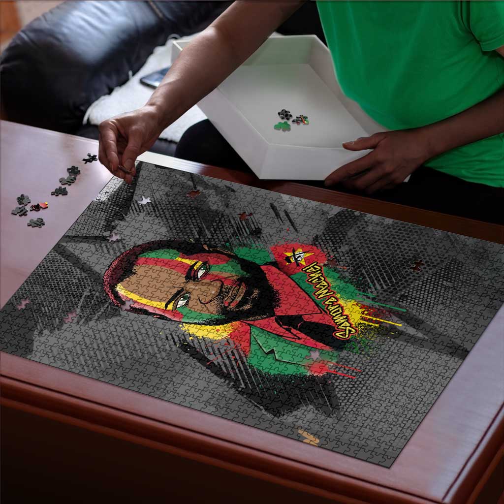 Samora Machel Puzzle Mozambique Liberation Graffiti Style Viva FRELIMO African Revolutionary - African Pride