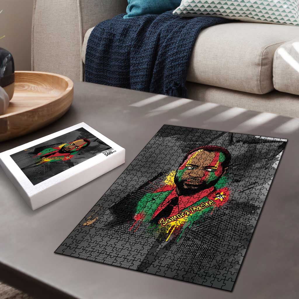 Samora Machel Puzzle Mozambique Liberation Graffiti Style Viva FRELIMO African Revolutionary - African Pride
