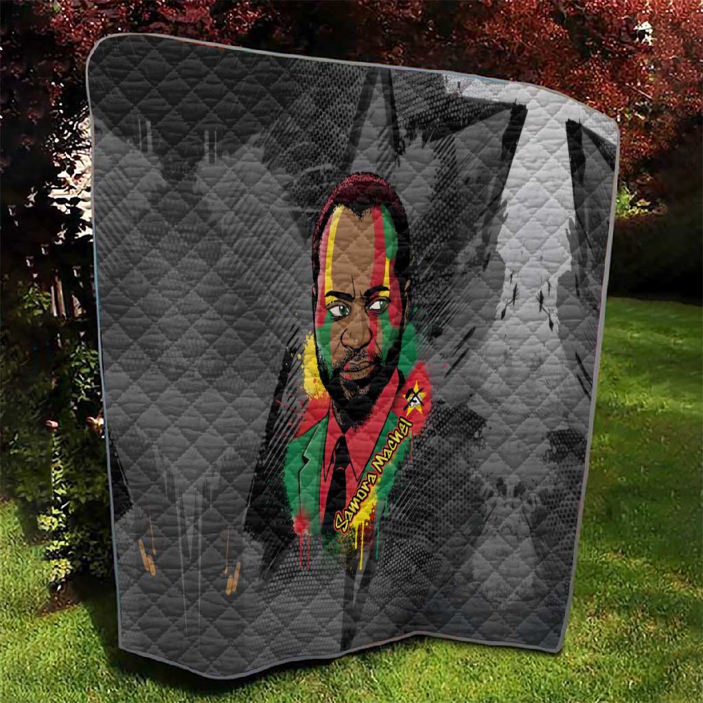Samora Machel Quilt Mozambique Liberation Graffiti Style Viva FRELIMO African Revolutionary - African Pride