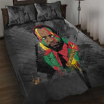 Samora Machel Quilt Bed Set Mozambique Liberation Graffiti Style Viva FRELIMO African Revolutionary - African Pride