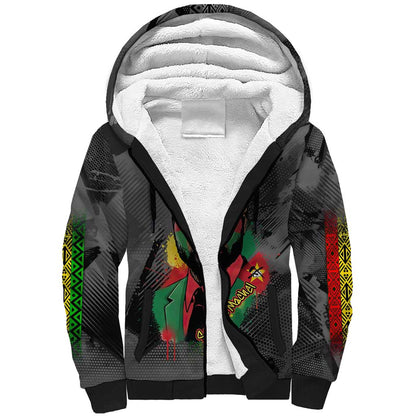 Samora Machel Sherpa Hoodie Mozambique Liberation Graffiti Style Viva FRELIMO African Revolutionary - African Pride