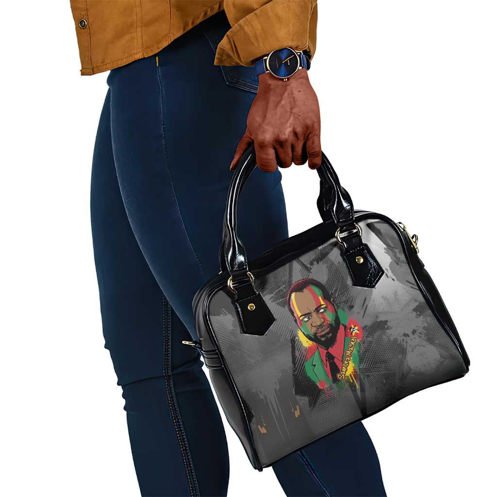 Samora Machel Shoulder Handbag Mozambique Liberation Graffiti Style Viva FRELIMO African Revolutionary - African Pride