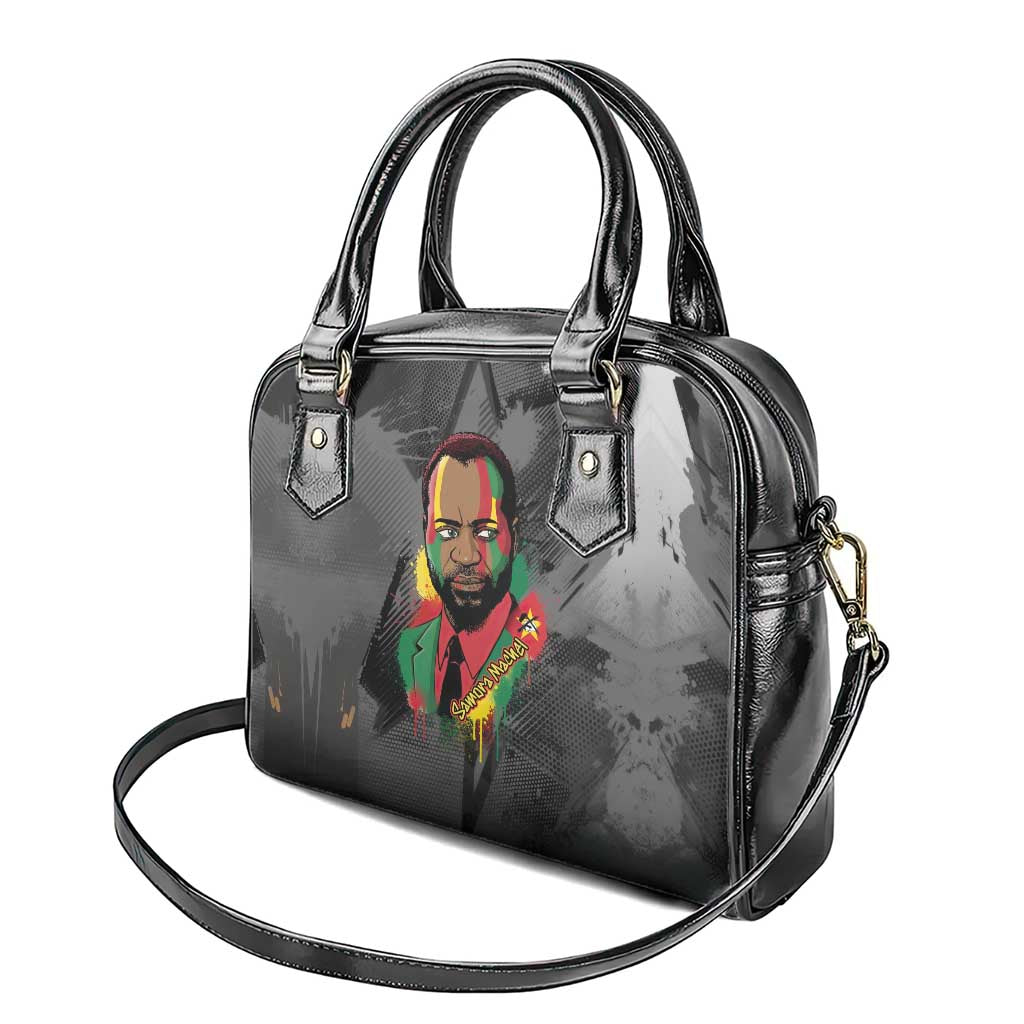 Samora Machel Shoulder Handbag Mozambique Liberation Graffiti Style Viva FRELIMO African Revolutionary - African Pride