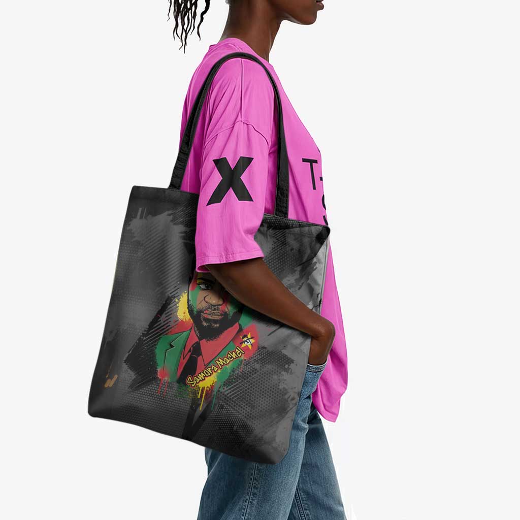 Samora Machel Tote Bag Mozambique Liberation Graffiti Style Viva FRELIMO African Revolutionary - African Pride