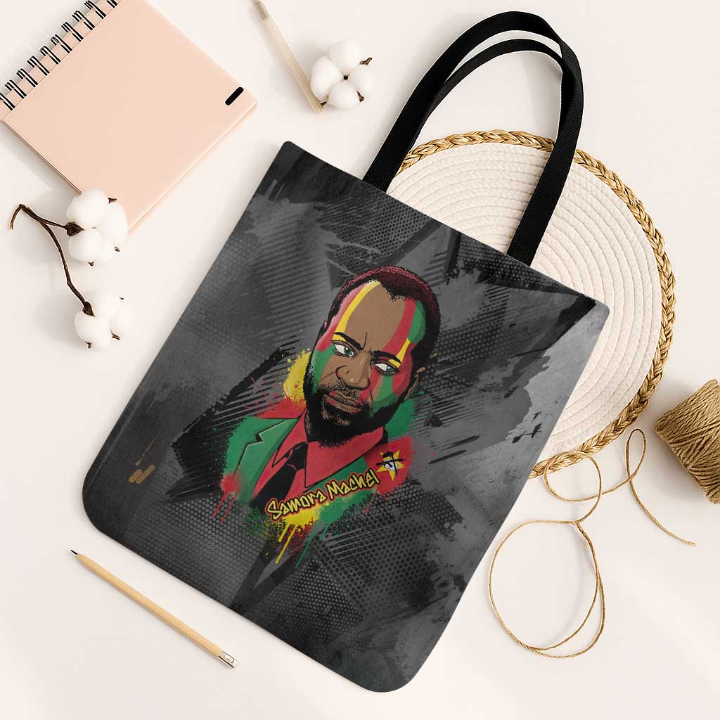 Samora Machel Tote Bag Mozambique Liberation Graffiti Style Viva FRELIMO African Revolutionary - African Pride