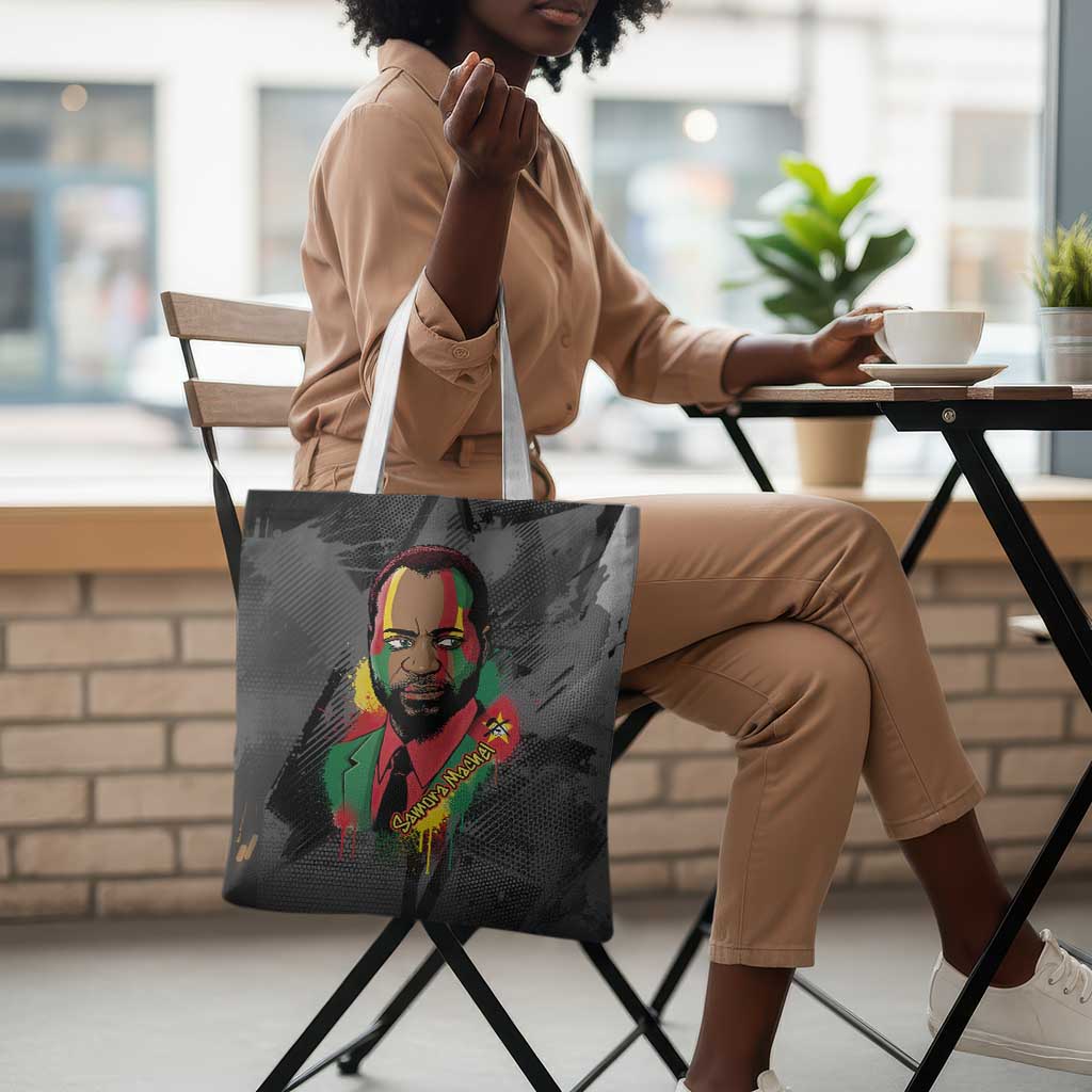 Samora Machel Tote Bag Mozambique Liberation Graffiti Style Viva FRELIMO African Revolutionary - African Pride