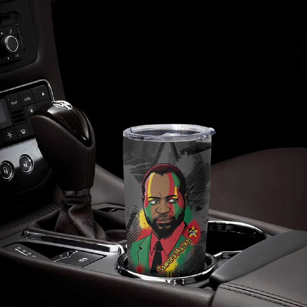 Samora Machel Tumbler Cup Mozambique Liberation Graffiti Style Viva FRELIMO African Revolutionary - African Pride