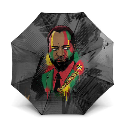 Samora Machel Umbrella Mozambique Liberation Graffiti Style Viva FRELIMO African Revolutionary - African Pride