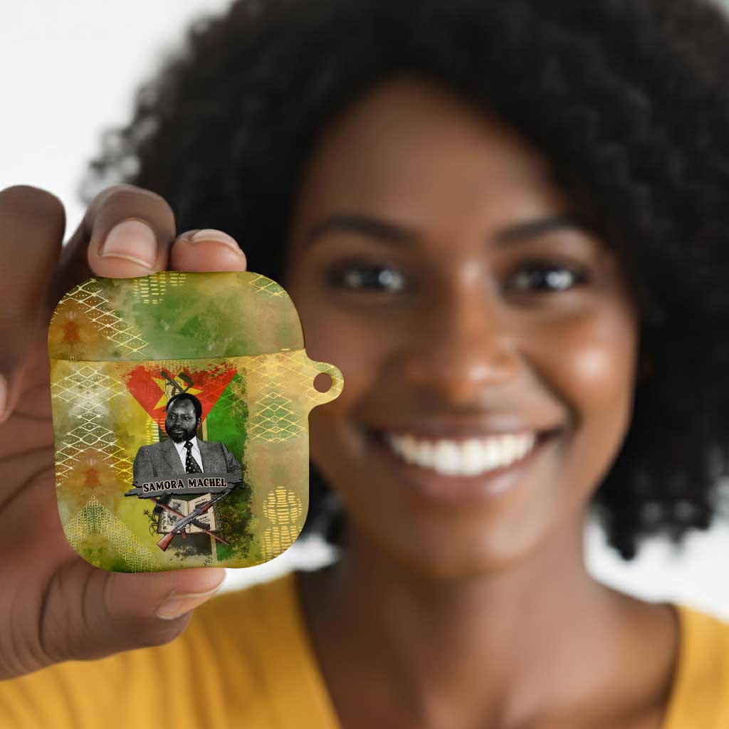 Samora Machel AirPods Case Mozambique Flag Unity and Victory Quote Liberation Struggle - African Freedom Tribute - African Pride