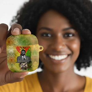 Samora Machel AirPods Case Mozambique Flag Unity and Victory Quote Liberation Struggle - African Freedom Tribute - African Pride
