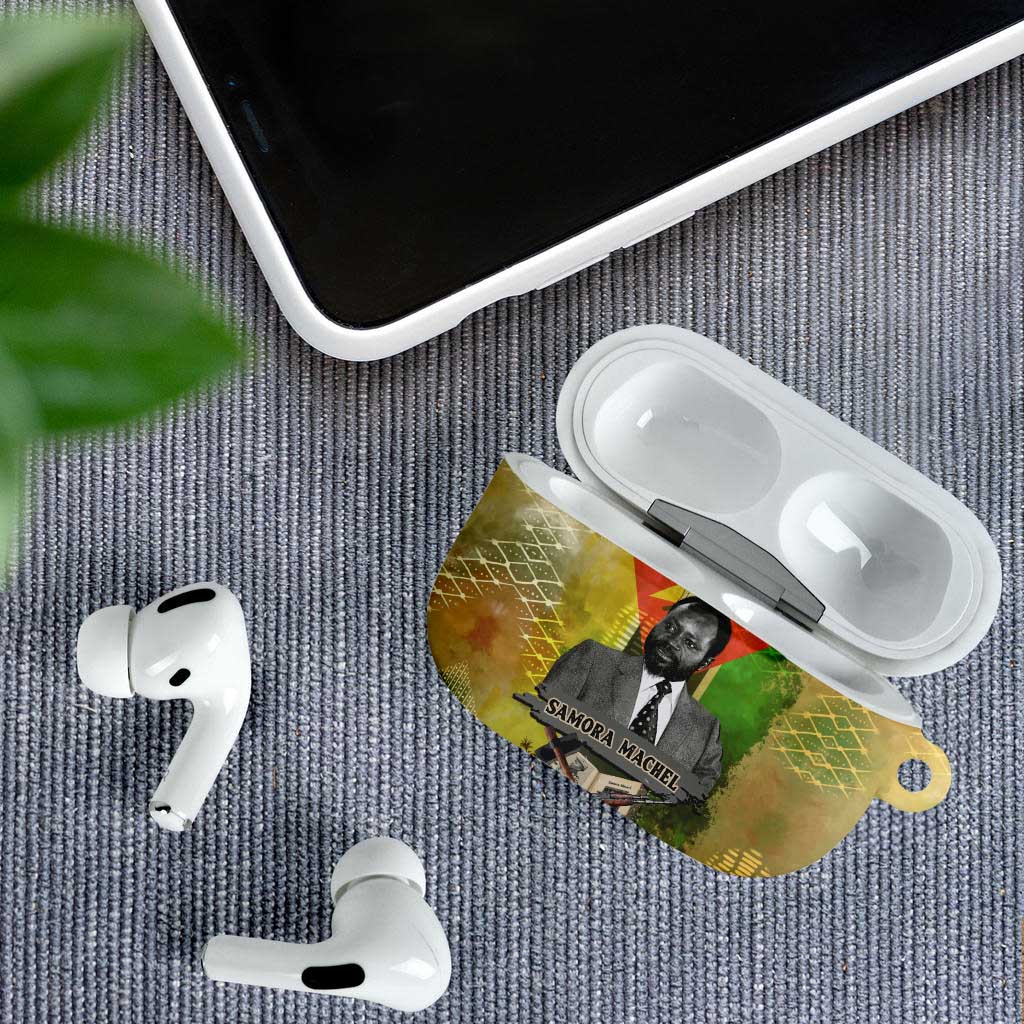 Samora Machel AirPods Case Mozambique Flag Unity and Victory Quote Liberation Struggle - African Freedom Tribute - African Pride