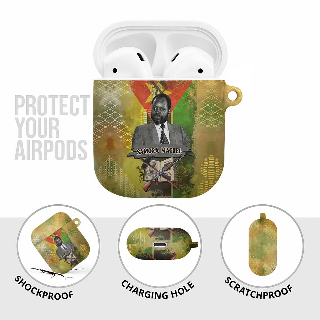 Samora Machel AirPods Case Mozambique Flag Unity and Victory Quote Liberation Struggle - African Freedom Tribute - African Pride