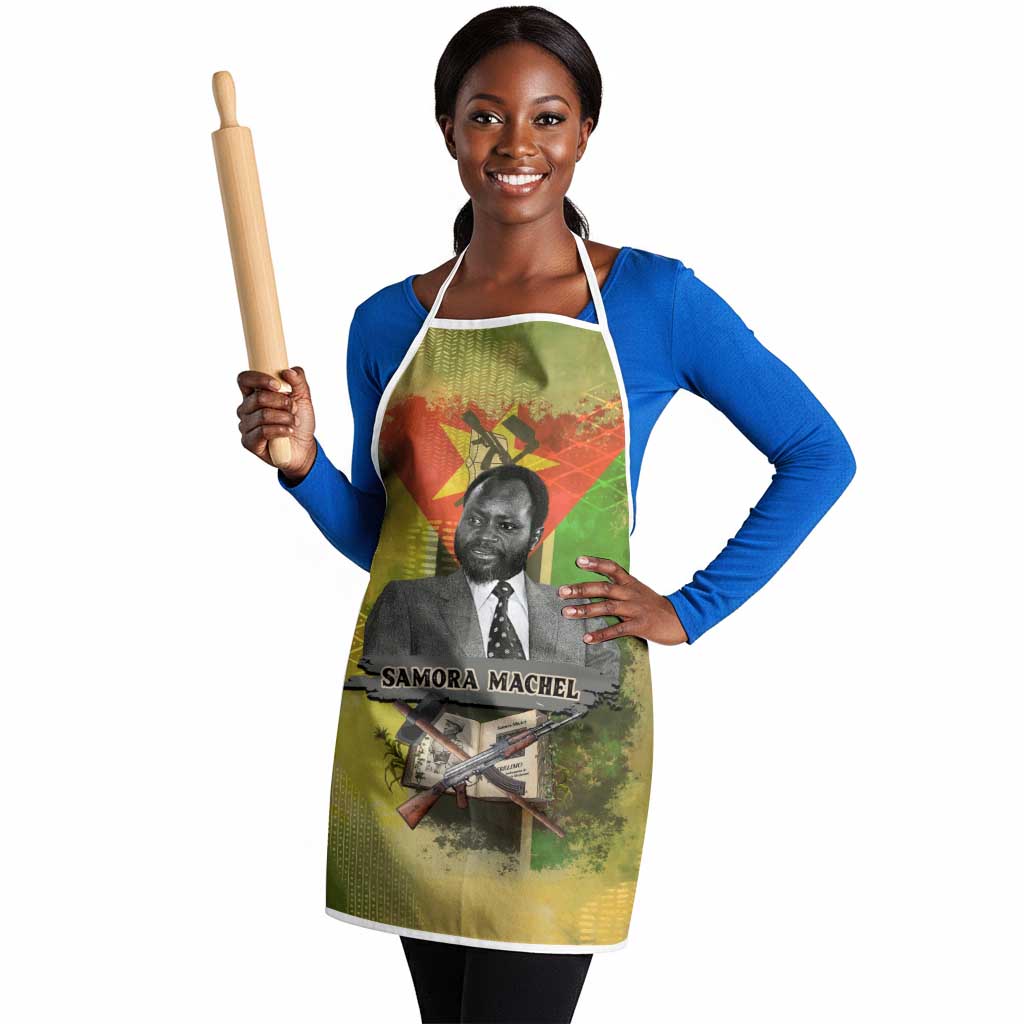 Samora Machel Apron Mozambique Flag Unity and Victory Quote Liberation Struggle - African Freedom Tribute - African Pride