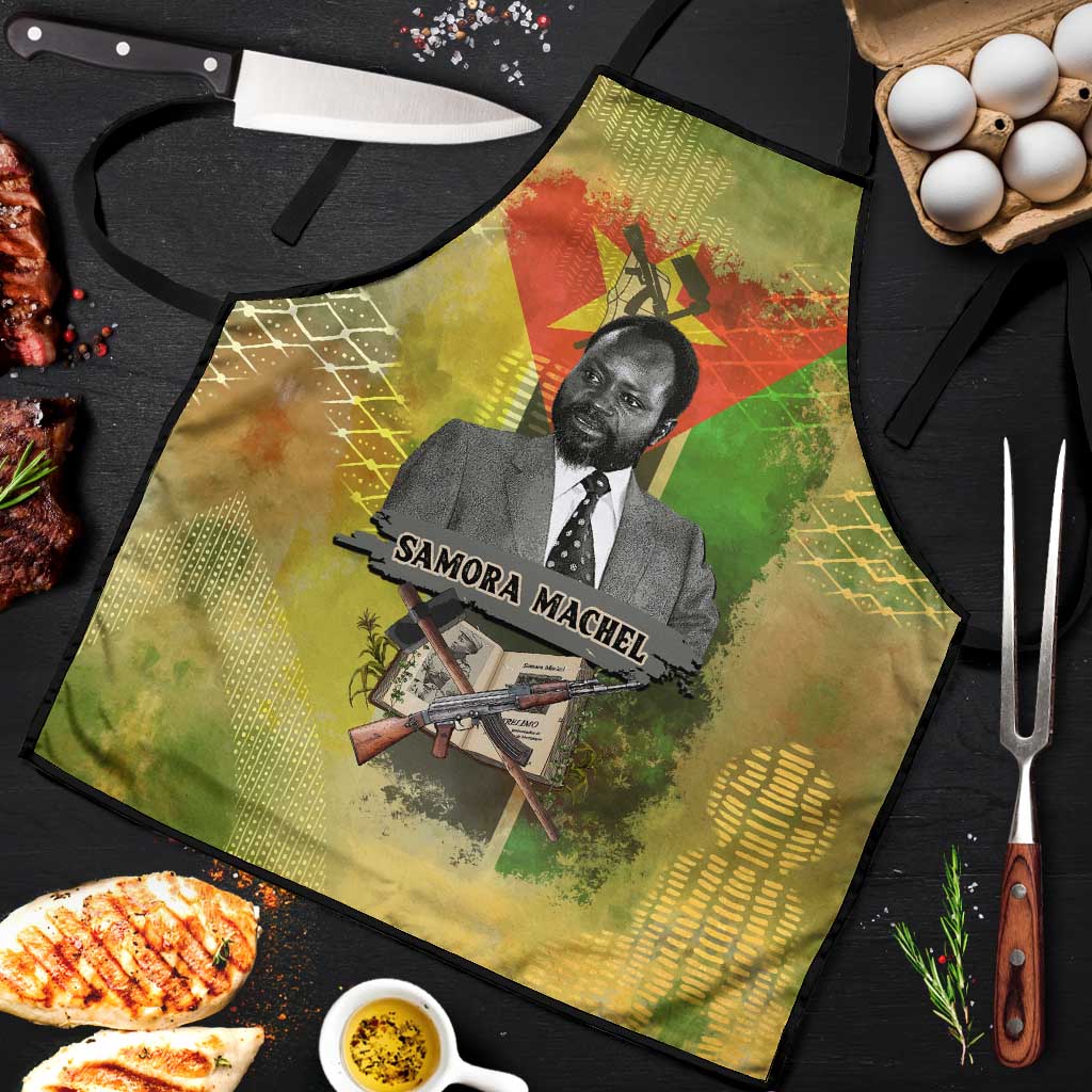 Samora Machel Apron Mozambique Flag Unity and Victory Quote Liberation Struggle - African Freedom Tribute - African Pride