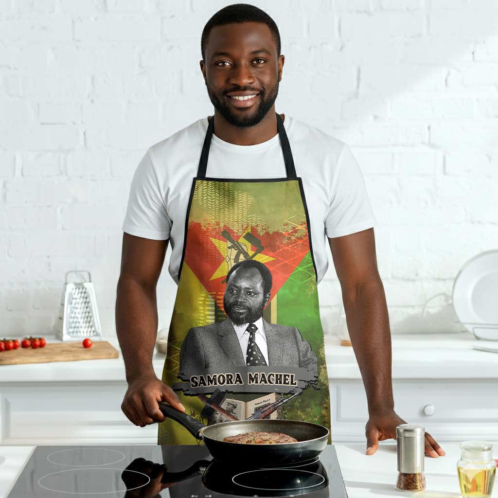 Samora Machel Apron Mozambique Flag Unity and Victory Quote Liberation Struggle - African Freedom Tribute - African Pride