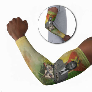 Samora Machel Arm Sleeves Mozambique Flag Unity and Victory Quote Liberation Struggle - African Freedom Tribute - African Pride