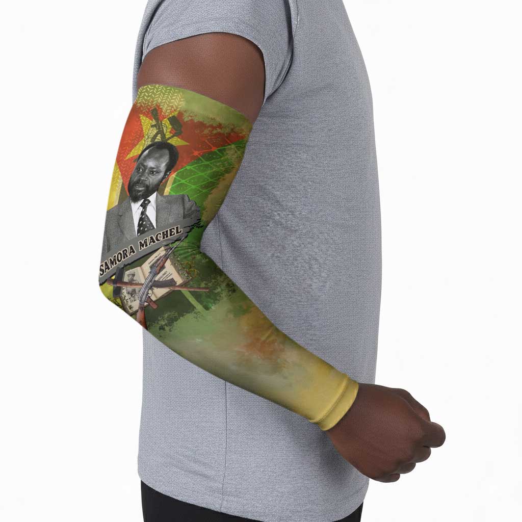 Samora Machel Arm Sleeves Mozambique Flag Unity and Victory Quote Liberation Struggle - African Freedom Tribute - African Pride