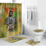 Samora Machel Bathroom Set Mozambique Flag Unity and Victory Quote Liberation Struggle - African Freedom Tribute - African Pride