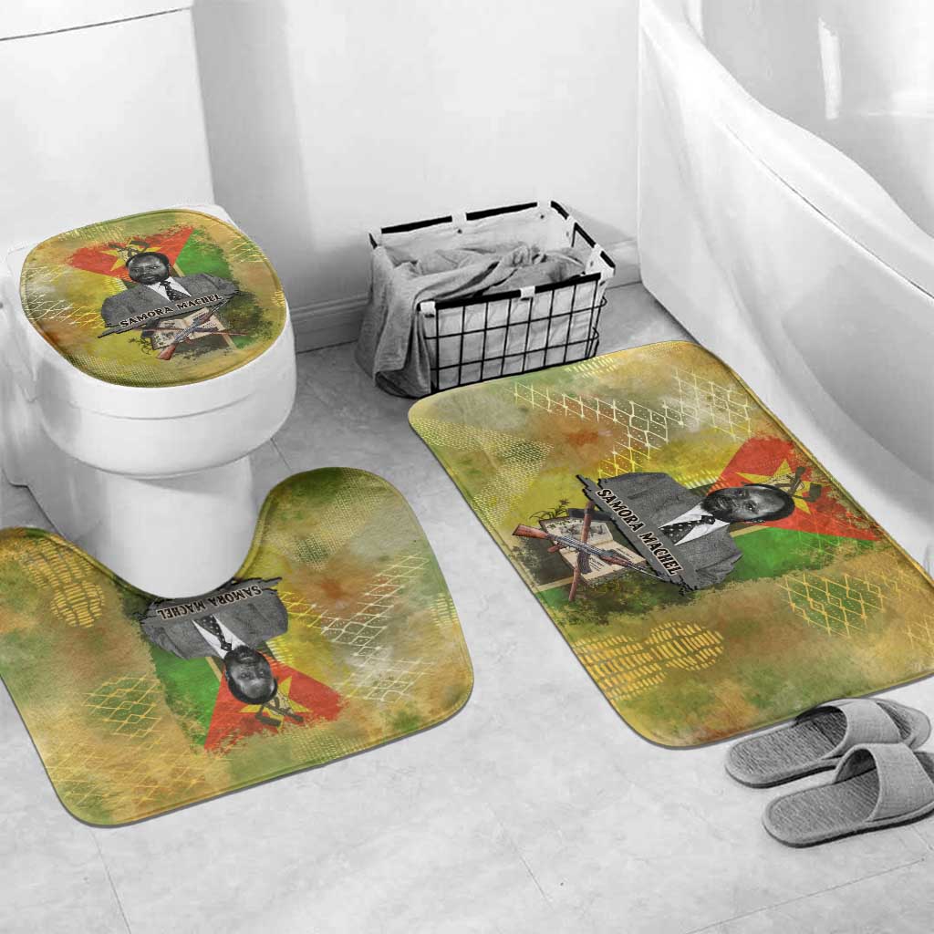 Samora Machel Bathroom Set Mozambique Flag Unity and Victory Quote Liberation Struggle - African Freedom Tribute - African Pride