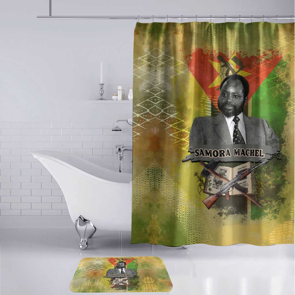Samora Machel Bathroom Set Mozambique Flag Unity and Victory Quote Liberation Struggle - African Freedom Tribute - African Pride