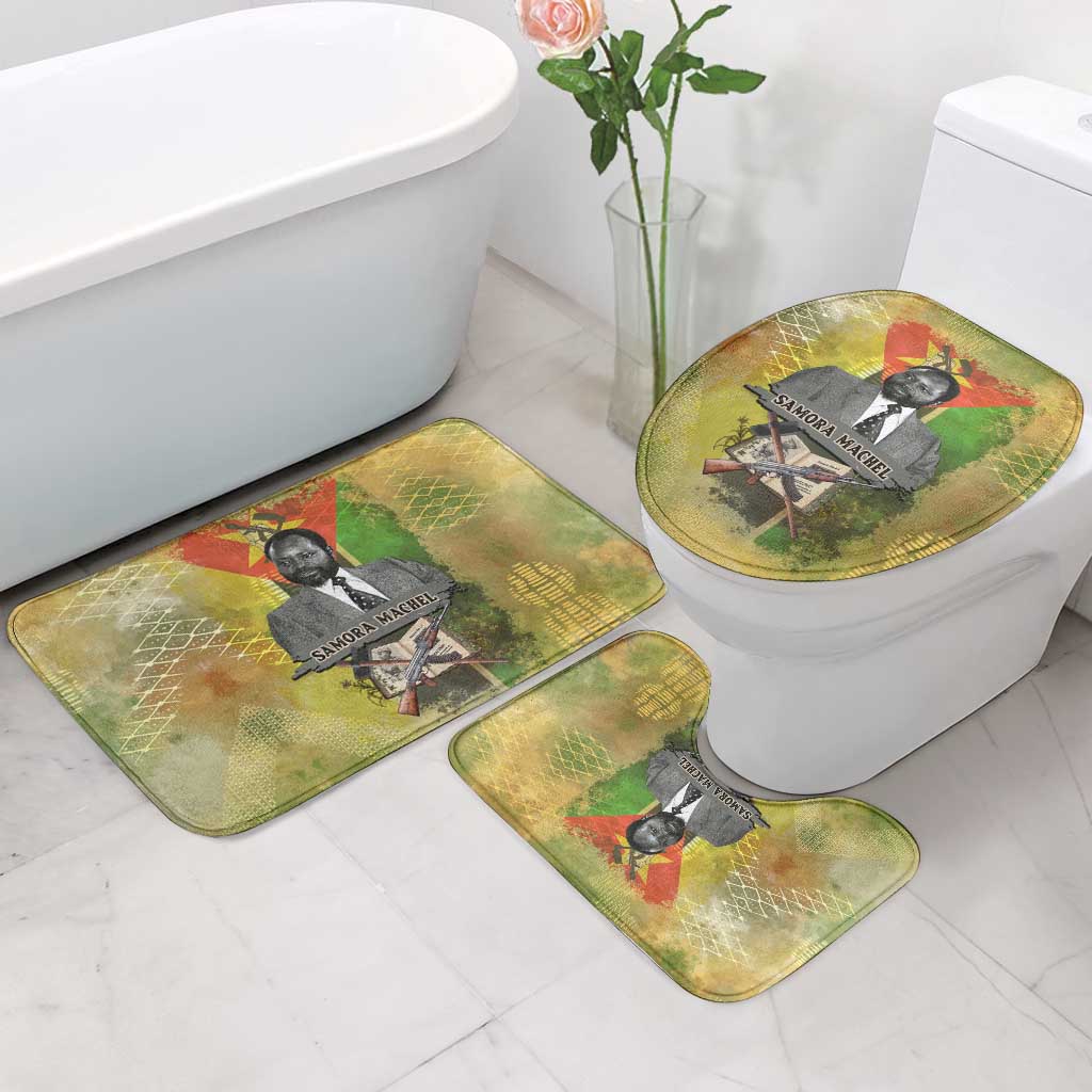 Samora Machel Bathroom Set Mozambique Flag Unity and Victory Quote Liberation Struggle - African Freedom Tribute - African Pride